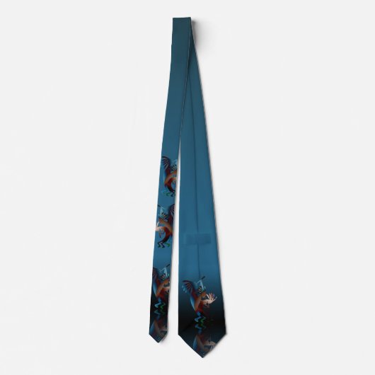 Kokopelli Blues Music Neck Tie ネクタイ (裏面)