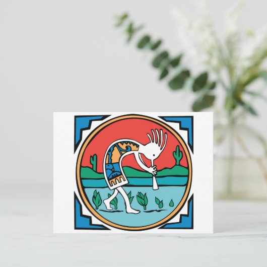 Kokopelli Color ポストカード (スタンド正面)