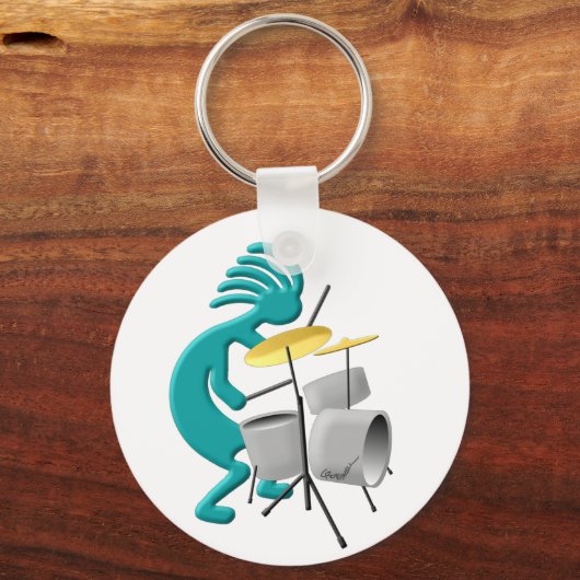 Kokopelli Drummer キーホルダー (正面)