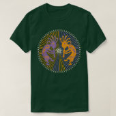 Kokopelli Duo - Rays Circle - Spirit Of Sun Music  Tシャツ (デザイン正面)