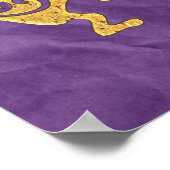 KOKOPELLI / MAN IN THE MAZE gold + your ideas ポスター (角)