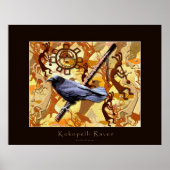 KOKOPELLI RAVEN Art Poster ポスター (正面)