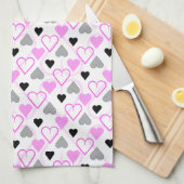 Kökshandduk Heart キッチンタオル (四つ折り)