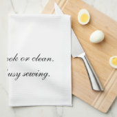 Kökshandduk I don´t cook or clean キッチンタオル (四つ折り)