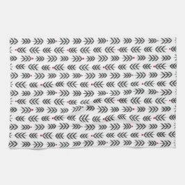 Kökshandduk med julgranar キッチンタオル