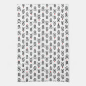 Kökshandduk med julgranar キッチンタオル (縦)