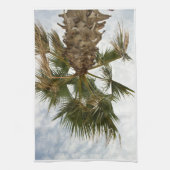 Kökshandduk med palmtryck – foto från Kroatien キッチンタオル (縦)