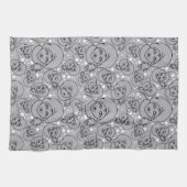 Kökshandduk med tomtekatter キッチンタオル (横)