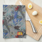 Kökshandduk Sarah Rubellite キッチンタオル (四つ折り)