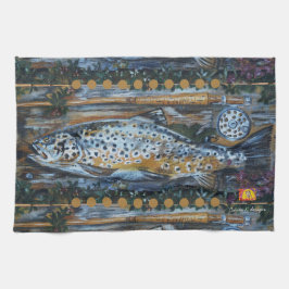 Kökshandduk Skitfiske キッチンタオル