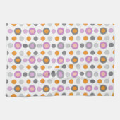 Kökshanddul med Cirkulär-tryck Kökshandduk キッチンタオル (横)