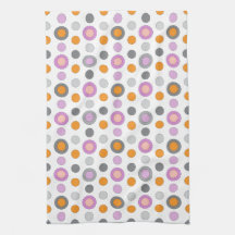 Kökshanddul med Cirkulär-tryck Kökshandduk