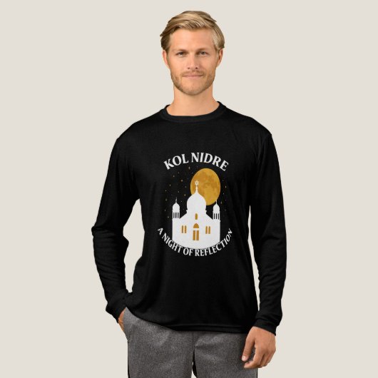 Kol Nidre – 反射の夜 トライブレンドTシャツ (正面全体)