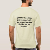 Kolbe、St.マクシミリアンKolbe Tシャツ (裏面)