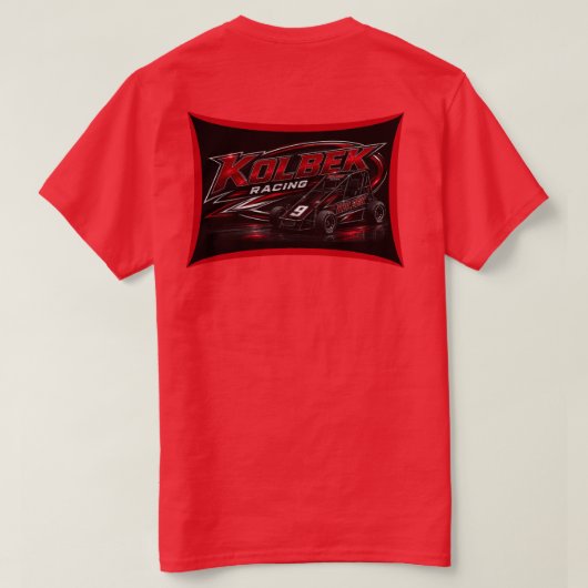 Kolbek Racing Tシャツ (デザイン裏面)