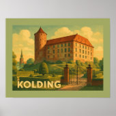 Kolding Denmark Castle ポスター (正面)