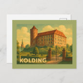 Kolding Denmark Castle ポストカード (正面/裏面)