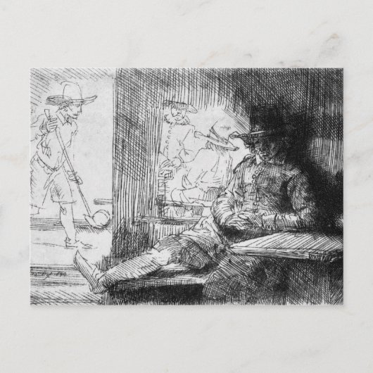 Kolfゲーム， 1654 ポストカード (正面)