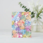 Kolkata West Bengal City Map ポストカード (スタンド正面)