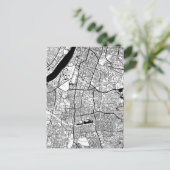 Kolkata West Bengal Map ポストカード (スタンド正面)