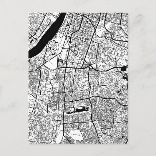 Kolkata West Bengal Map ポストカード (正面)