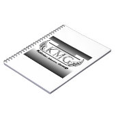 KOLLABOのノート(80ページB&W) ノートブック (左側)