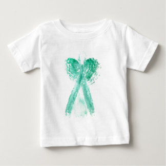 Kolleenのティール（緑がかった色）の天使2 ベビーTシャツ