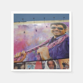 Kollywood Movie Star Napkins スタンダードカクテルナプキン