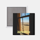 Kolmanskopナミビア砂漠の町の景観磁石 マグネット (正面/裏面)