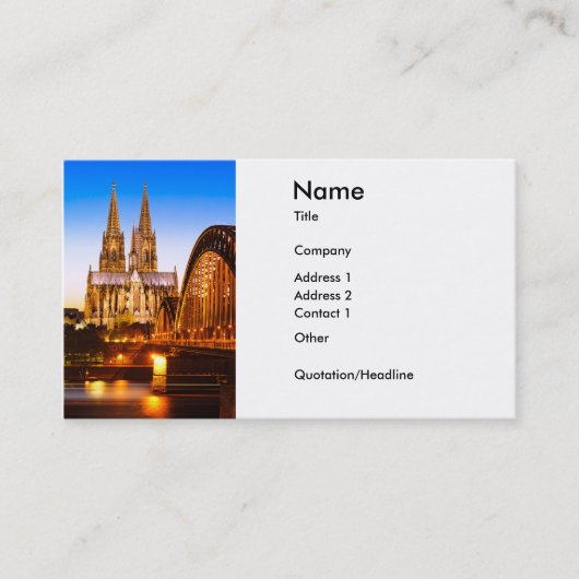 Köln 03A 名刺 (正面)