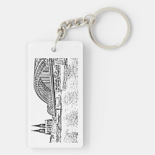 Köln Panorama mit Kölner Dom Schlüsselanhänger キーホルダー (裏面)