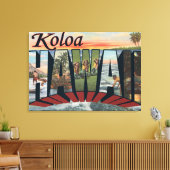 Koloa, HawaiiLarge Letter ScenesKoloa, HI キャンバスプリント (インサイチュ (リビング))