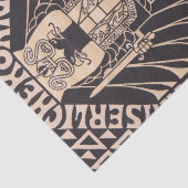 Koloman Moserによる切手デザイン 薄葉紙 (詳細)