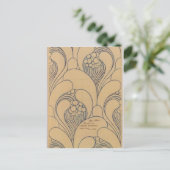 Koloman Moser – ファブリックデザインとフローラ ポストカード (スタンド正面)