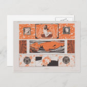 Koloman Moser – ヘッドストリップ ポストカード (正面/裏面)