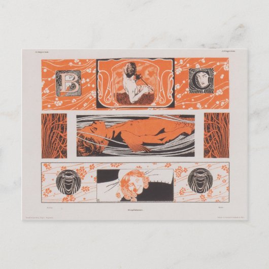 Koloman Moser – ヘッドストリップ ポストカード (正面)