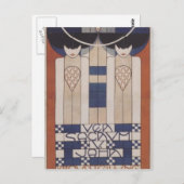 Koloman Moser - XIIIのポスター。分離 ポストカード (正面/裏面)