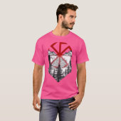 Kolovrat力と古代スラブの象徴 Tシャツ (正面フル)