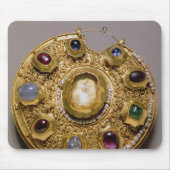 Koltの円形浮彫り、金ゴールドは真珠と置きました マウスパッド (正面)