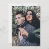 Koly There Shades – フォト結婚式招待状 招待状 (裏面)