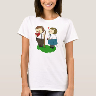 KolyaおよびMelaniya "愛" Tシャツ