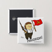 Kolya "改革!" ボタン 缶バッジ (正面&裏面)