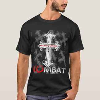 Kombat Krossの暗いデザイン Tシャツ