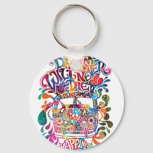 Kombi hippie キーホルダー (正面)