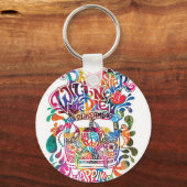Kombi hippie キーホルダー (正面)