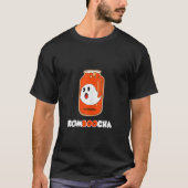 Kombuchaおもしろいハロウィーンプリン幽霊ブドリンクM Tシャツ (正面)