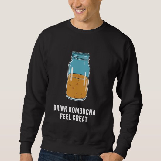 Kombuchaベネフィット醸造者メーカー茶愛好家3 スウェットシャツ (正面)