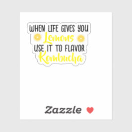 KombuchaLemons-Vinylステッカー シール