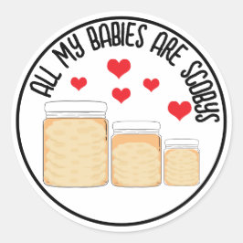 KombuchaScoby-CustomStickers ラウンドシール