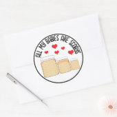 KombuchaScoby-CustomStickers ラウンドシール (封筒)